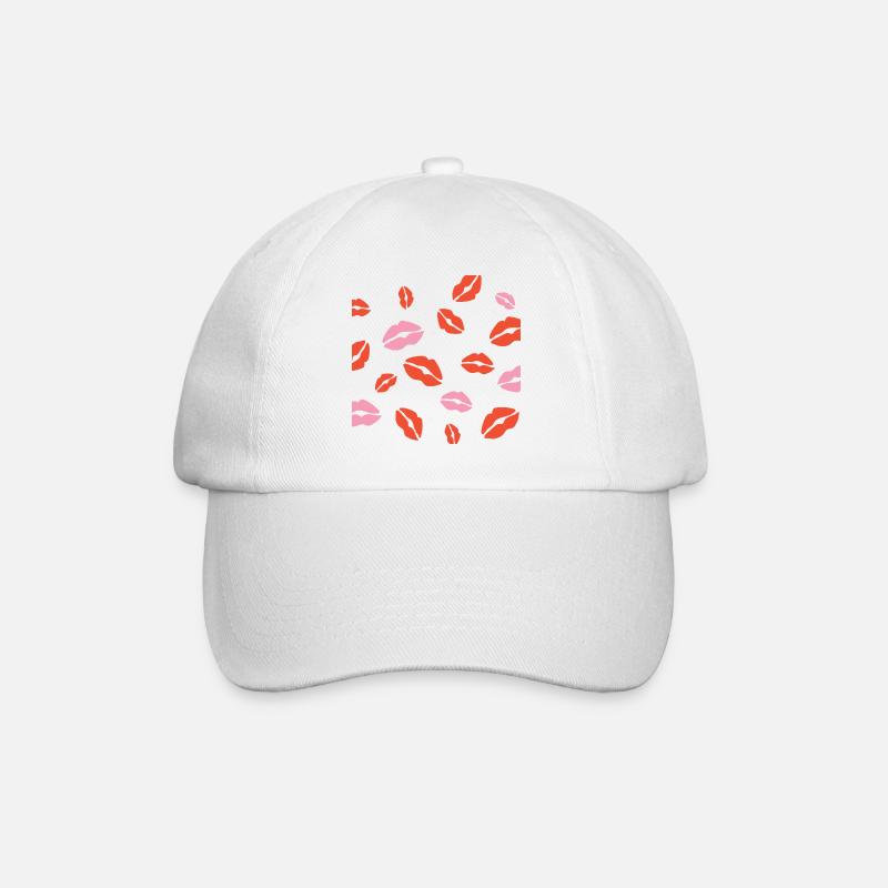 Plein de bisous - Casquette classique - blanc/blanc