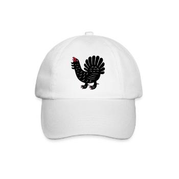 middle-Finland - Baseball Cap - white/white - Front
