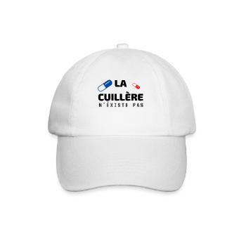 la cuillère n'existe pas - Casquette classique - blanc/blanc - Devant