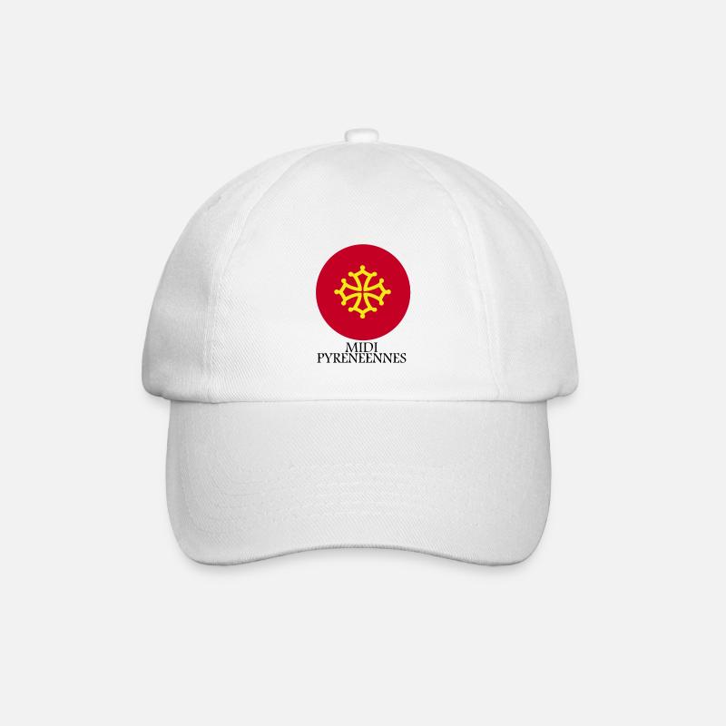midi-pyrénéennes - Casquette classique - blanc/blanc