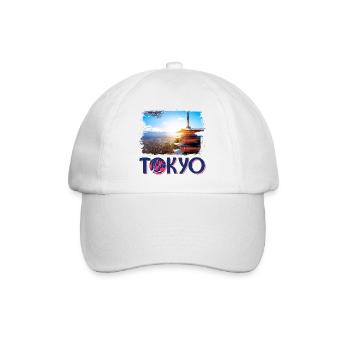 Tokyo Tokyo Japan Asia Pagoda Mountain Mountain - Baseball Cap - white/white - Front