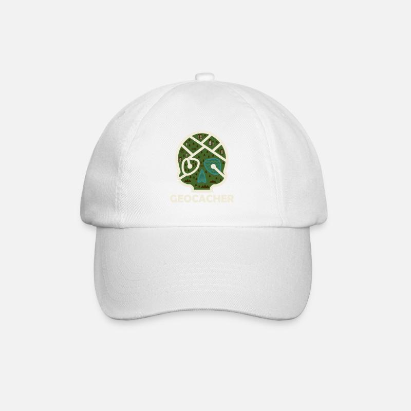 Géocaching géocaching - Casquette classique - blanc/blanc