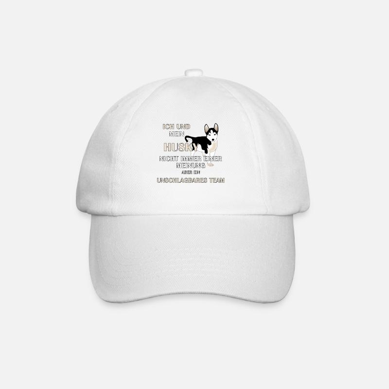 Husky - Baseballkappe - Weiß/Weiß