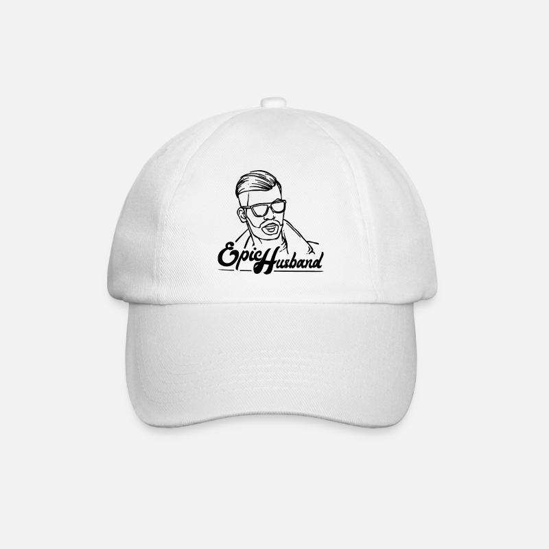 EPIC Husband - Baseballkappe - Weiß/Weiß