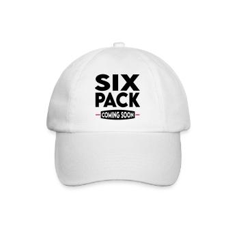 Sport Six Pack Muscles Bodybuilding - Baseball Cap - white/white - Front