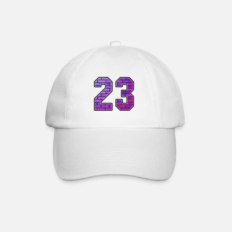 23 - Baseballkappe - Weiß/Weiß