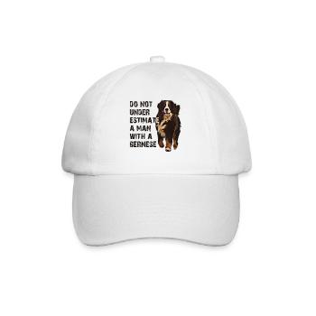 Crabot bernois de montagne - Casquette classique - blanc/blanc - Devant