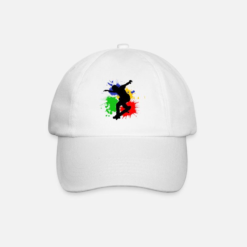 Skateboarding - Baseballkappe - Weiß/Weiß