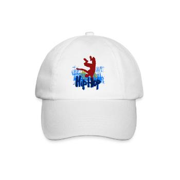 Hip hop - Casquette classique - blanc/blanc - Devant