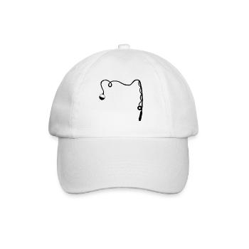 Pêche pêche cadeau pêche - Casquette classique - blanc/blanc - Devant