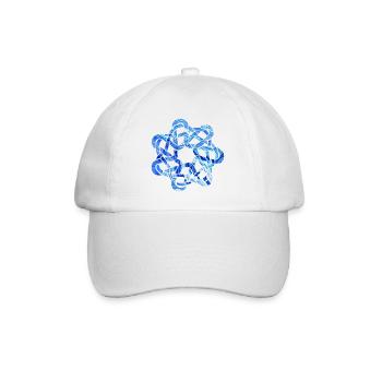 noeud celtique 9 e 80 - Casquette classique - blanc/blanc - Devant