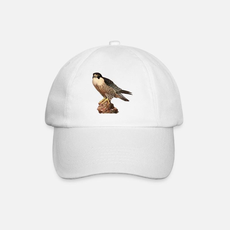 Falke Turmfalke - Baseballkappe - Weiß/Weiß