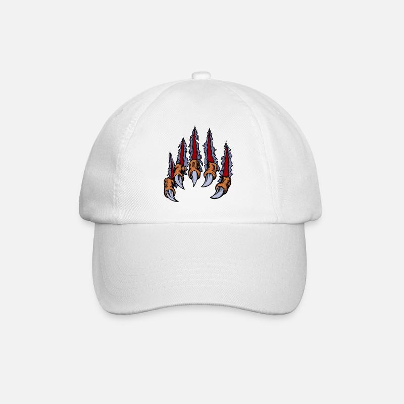 Animaux Griffes - Casquette classique - blanc/blanc