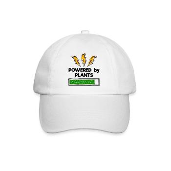 Vegetarian vegan statement - Baseball Cap - white/white - Front