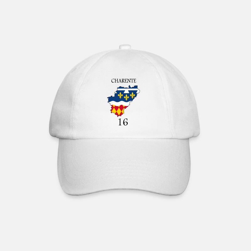 Charente - Casquette classique - blanc/blanc