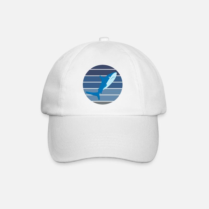 Requins - Casquette classique - blanc/blanc