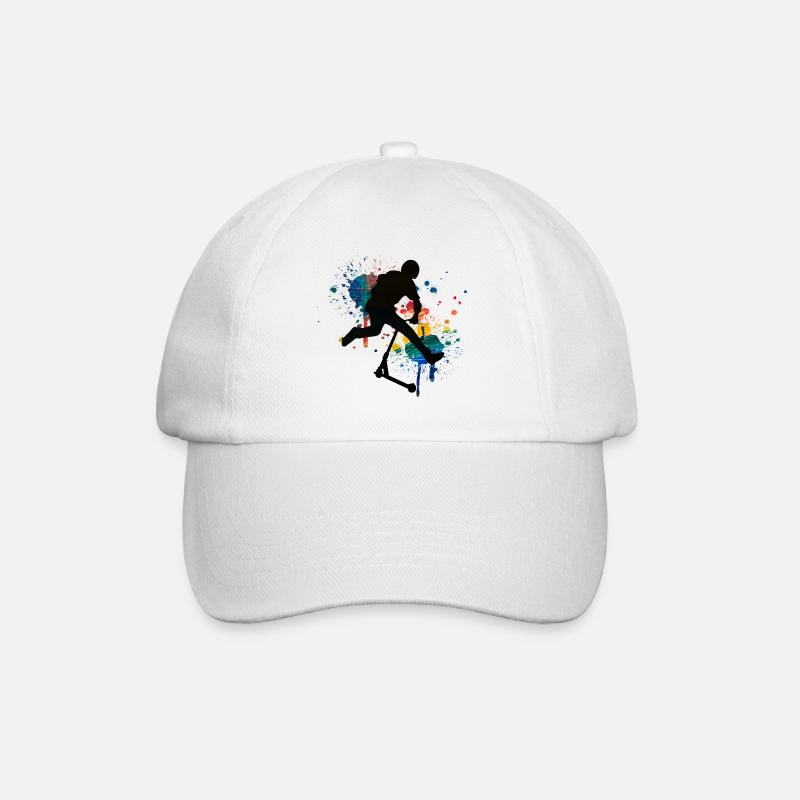 trottinette freestyle - Casquette classique - blanc/blanc