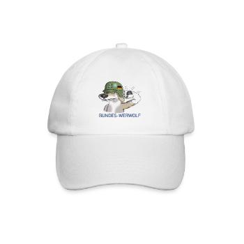 Bundes Werwolf - Baseballkappe - Weiß/Weiß - Vorne