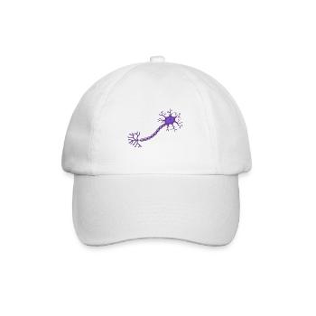 Neuron Neurobiology Neuroscience Biology - Baseball Cap - white/white - Front