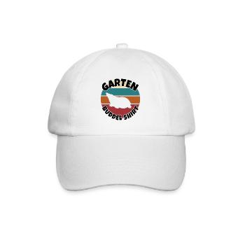 Garten Buddeln Maulwurf Gartenarbeit - Baseballkappe - Weiß/Weiß - Vorne