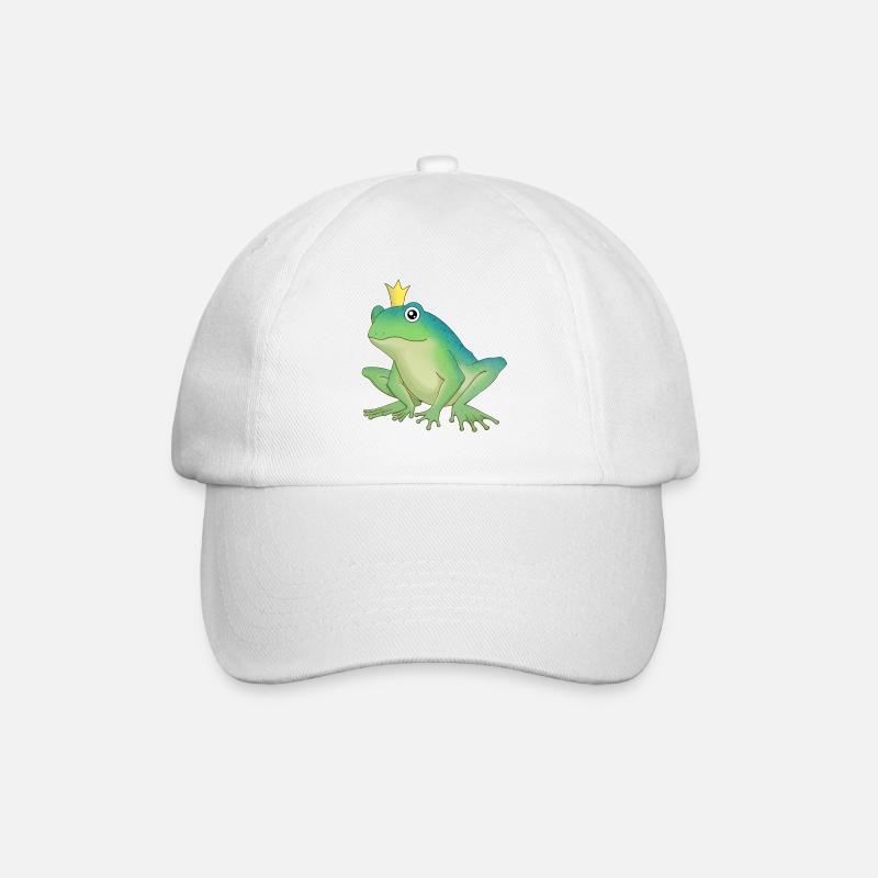 Froschkönig - Baseballkappe - Weiß/Weiß