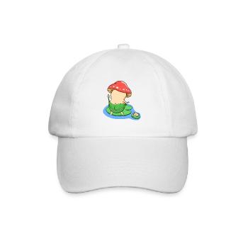 Bath Mushroom - Baseball Cap - white/white - Front