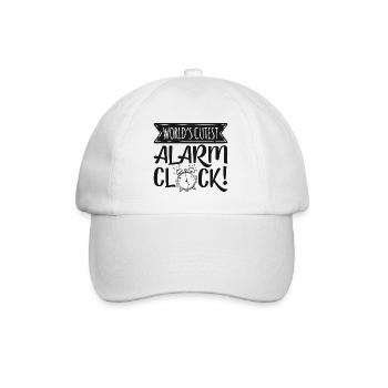 Le réveil le plus mignon du monde - Casquette classique - blanc/blanc - Devant