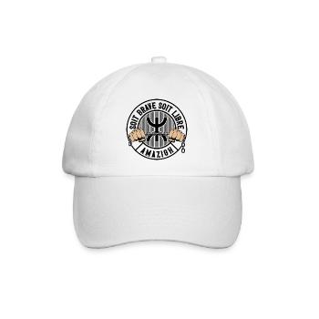 Entweder mutig oder frei. Amazigh. - Baseballkappe - Weiß/Weiß - Vorne