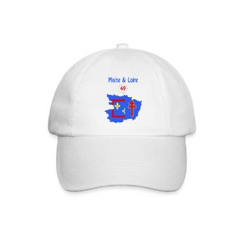 Maine & Loire - Baseballkappe - Weiß/Weiß - Vorne