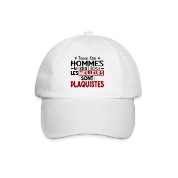 Plaquiste Métier Cadeau Humour - Casquette classique - blanc/blanc - Devant