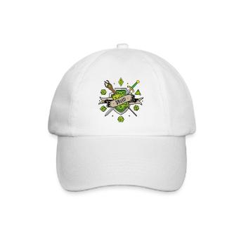 Druiden-RPG - Baseballkappe - Weiß/Weiß - Vorne