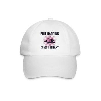 Pole Sport Dance Dancer Competition Acrobatics - Baseball Cap - white/white - Front