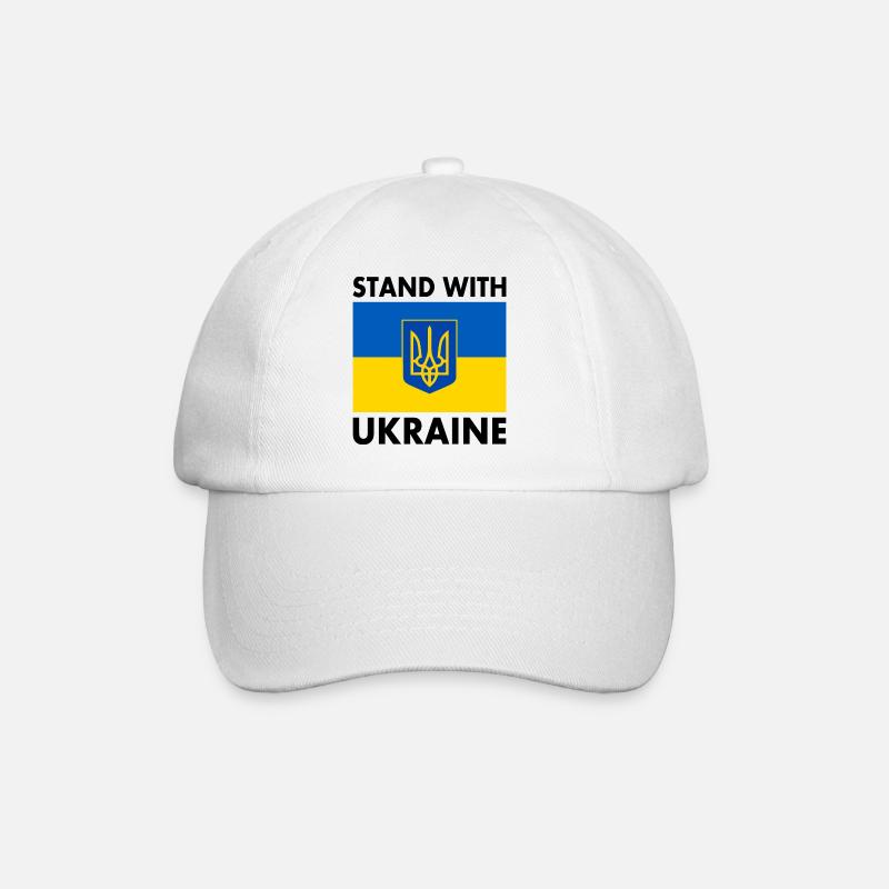 stand with ukraine - Casquette classique - blanc/blanc