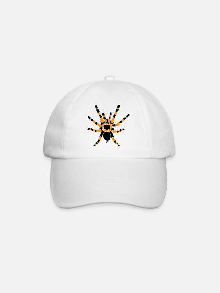 Orange Knee Tarantula - Baseball Cap - white/white