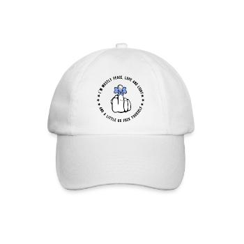 Fuck Peace Cool Dicton - Casquette classique - blanc/blanc - Devant