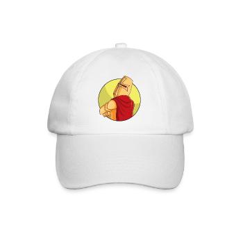 Croisé têtu - Casquette classique - blanc/blanc - Devant