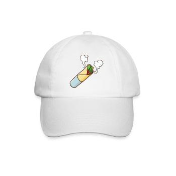 Kebab Cartoon Heure d’été 3 - Casquette classique - blanc/blanc - Devant