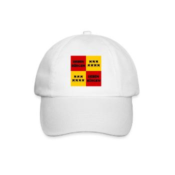 Der Siebenbürger - Baseballkappe - Weiß/Weiß - Vorne