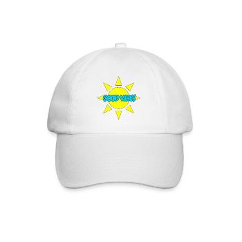 BONNES VIBRATIONS - Casquette classique - blanc/blanc - Devant
