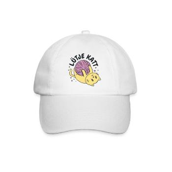 Lütje Katt Petit chat bas-allemand - Casquette classique - blanc/blanc - Devant