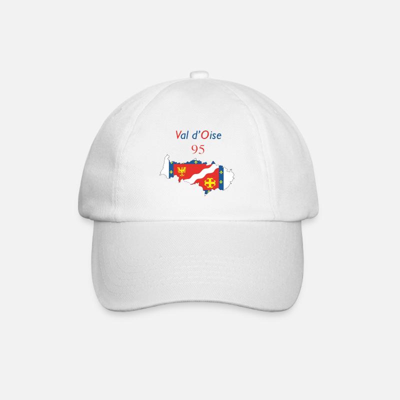 Val d'oise - Casquette classique - blanc/blanc