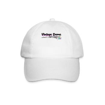 Grandmother Old Woman Vintage Grandma Statement - Baseball Cap - white/white - Front