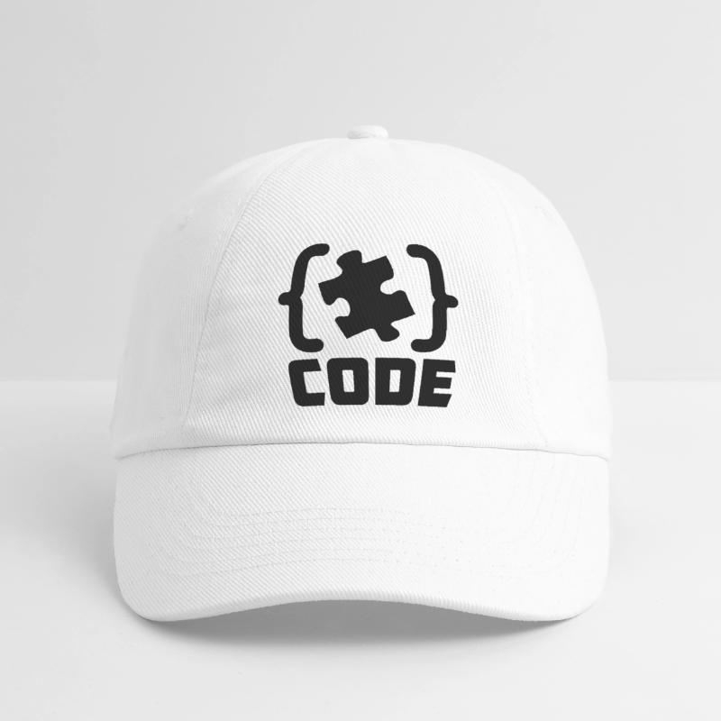 programmer Code puzzle piece solving Baseball Cap