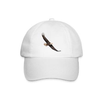 Bald Eagle - Baseball Cap - white/white - Front