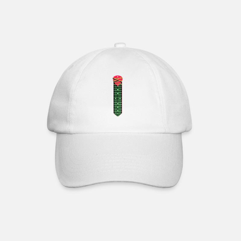 GUITAR NECK TIE - Baseball Cap - white/white