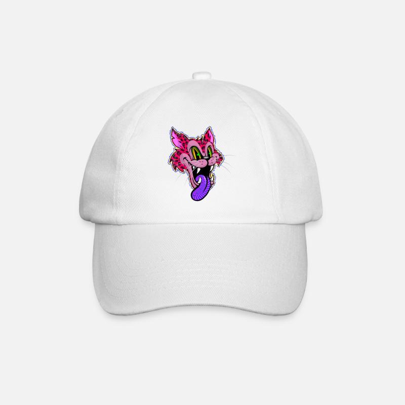 Leopard Comic Psychédélique - Casquette classique - blanc/blanc