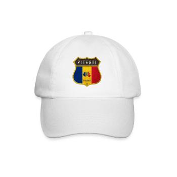 Armoiries de Pitești Roumanie - Casquette classique - blanc/blanc - Devant