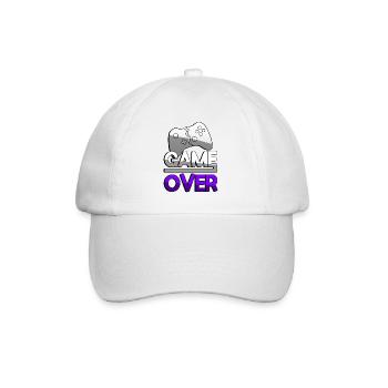 GAME OVER (Violet) + Contrôleur - Jeux - Casquette classique - blanc/blanc - Devant