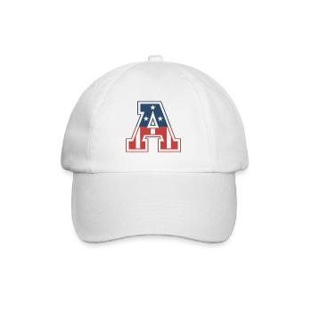 Letter A USA - Baseball Cap - white/white - Front