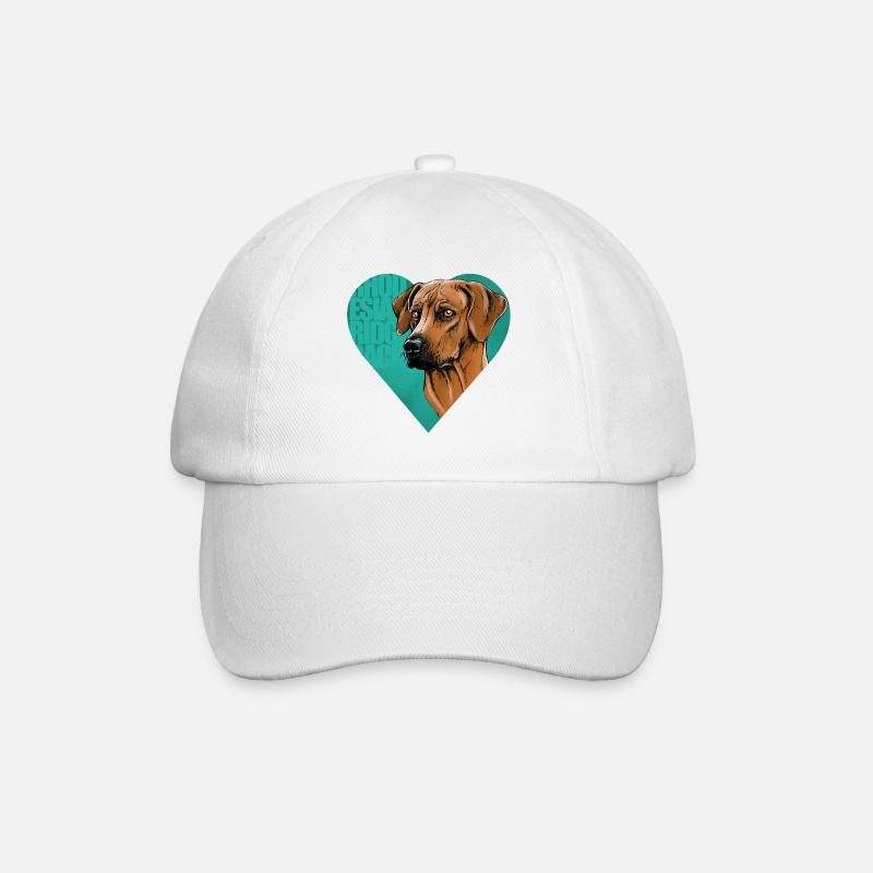 Rhodesian Ridgeback - Casquette classique - blanc/blanc
